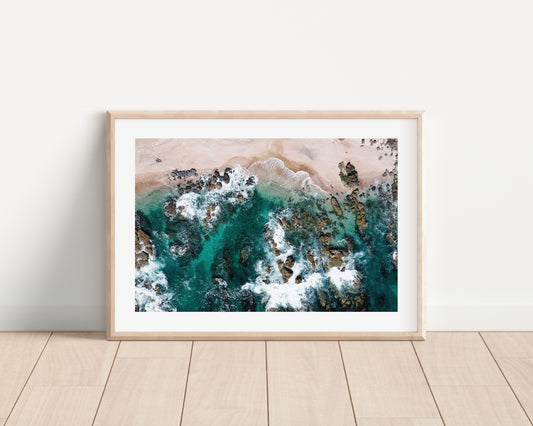 Te Arai Aerial Print