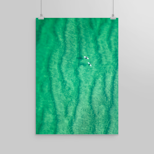 Unstad V Surfers Organic Tea Towel