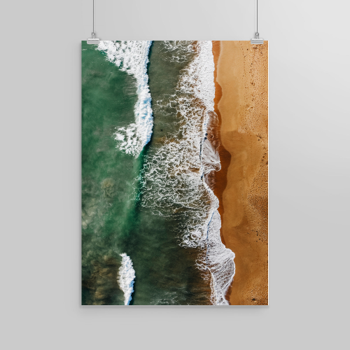 Mossy Tide II Organic Tea Towel