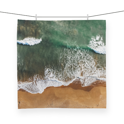 Mossy Tide II Organic Napkin Set of Two