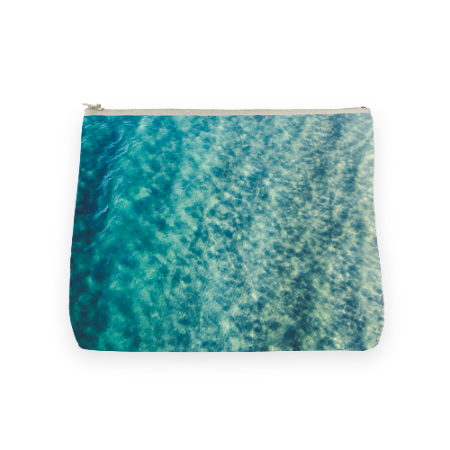 Emerald Canvas II Organic Cosmetic Purse - Natural Zip & Lining - 308gsm