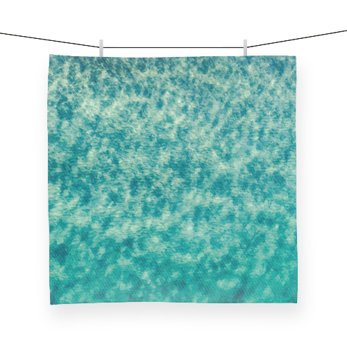 Emerald Canvas I Organic Napkin Set of Two - Twill
