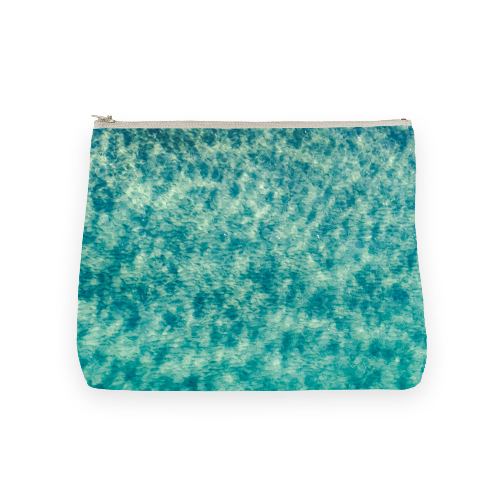 Emerald Canvas I Organic Cosmetic Purse