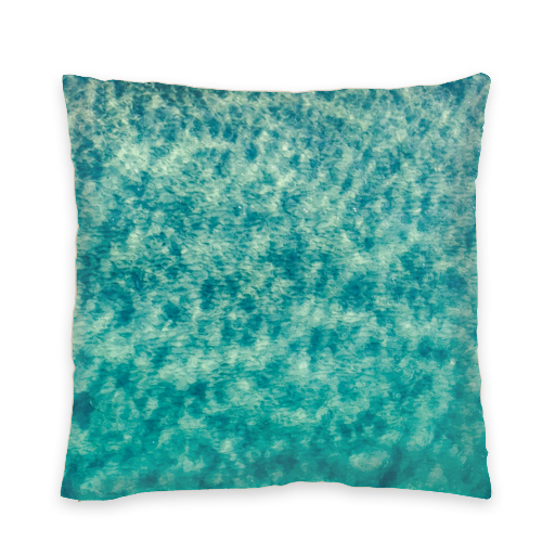 Emerald Canvas I Organic Cotton Cushion Cover