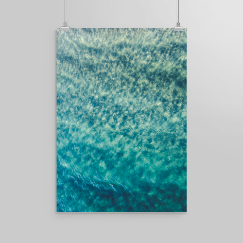 Emerald Canvas II Organic Tea Towel
